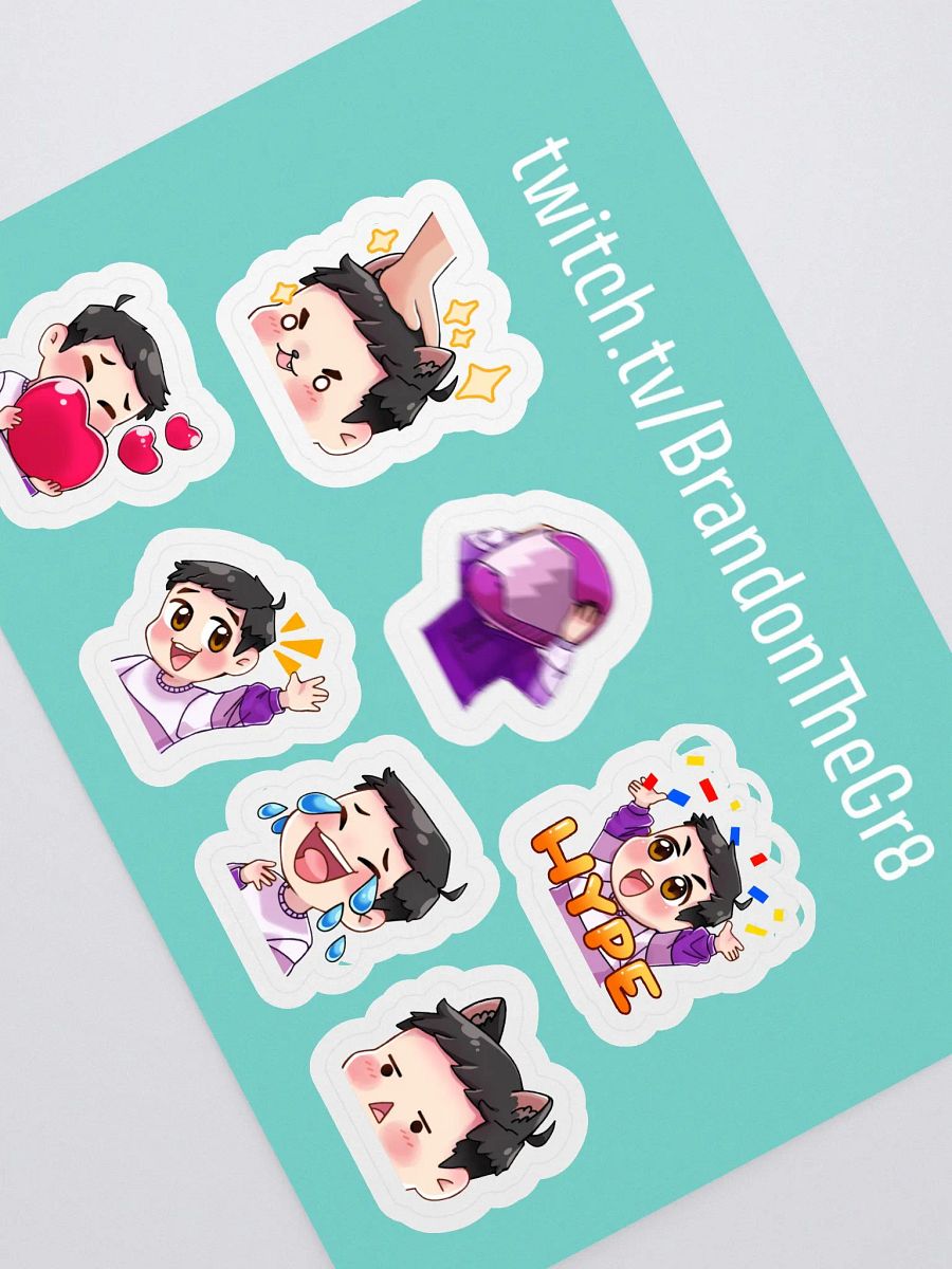 Emotes Sticker Sheet - Tapi Edition product image (1)
