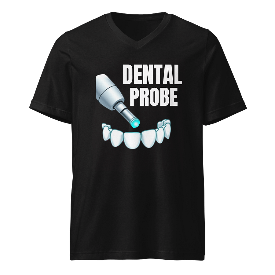 Glowing Dental Probe V-Neck Tee product image (1)