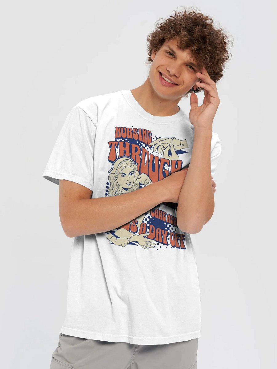 Nursing Through the Holidays Care Never Takes a Day Off Flex Tee product image (109)