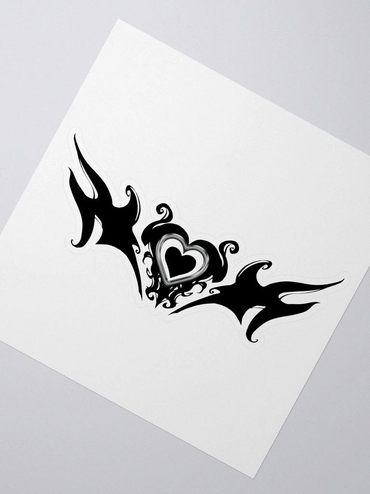 cyber heart sticker 𓆩🖤𓆪 product image (2)