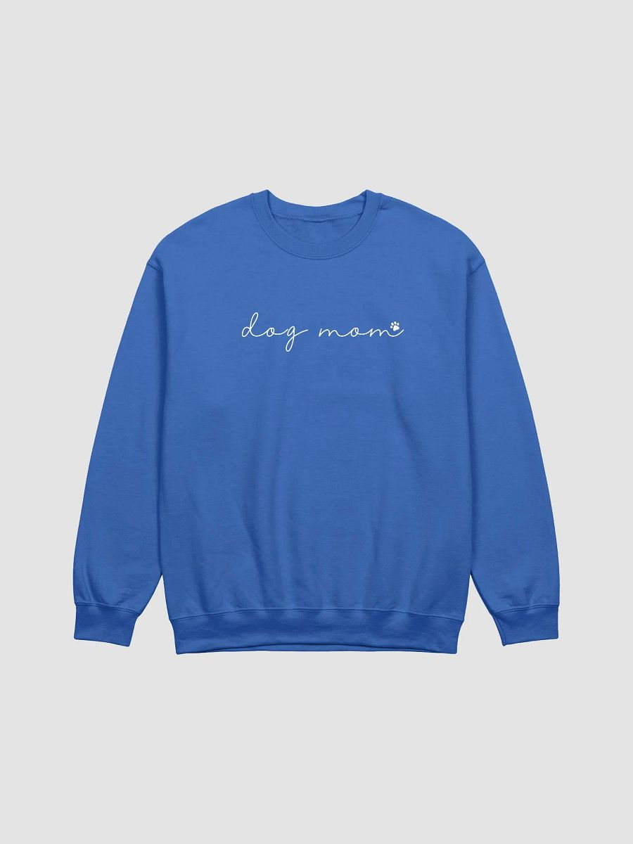 "dog mom" Sweatshirt (White lettering) product image (6)
