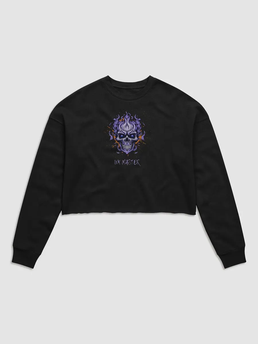 "Ink Master" Fiery Skull Cropped Sweater product image (1)