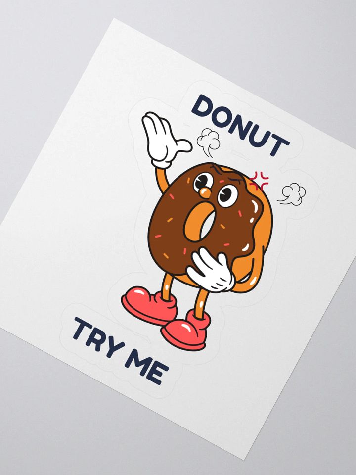 Donut Try Me — Sassy Foodie Sticker product image (5)