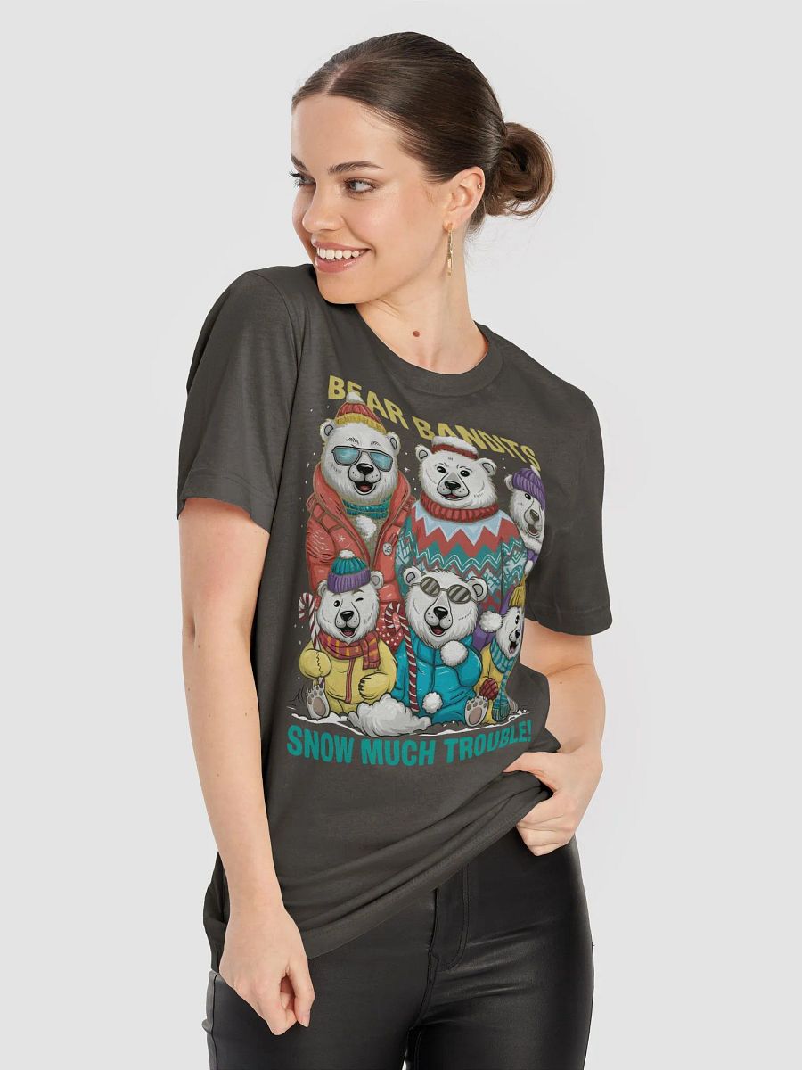 Bear Bandits of the North T-Shirt | Fun Polar Bear Winter Shirt | Unique Holiday Gift Idea product image (3)