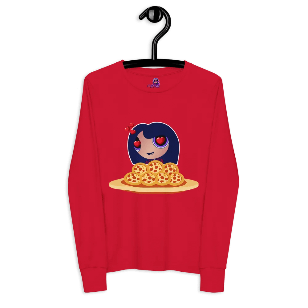 Youth Pizza Love Long Sleeve Top product image (8)