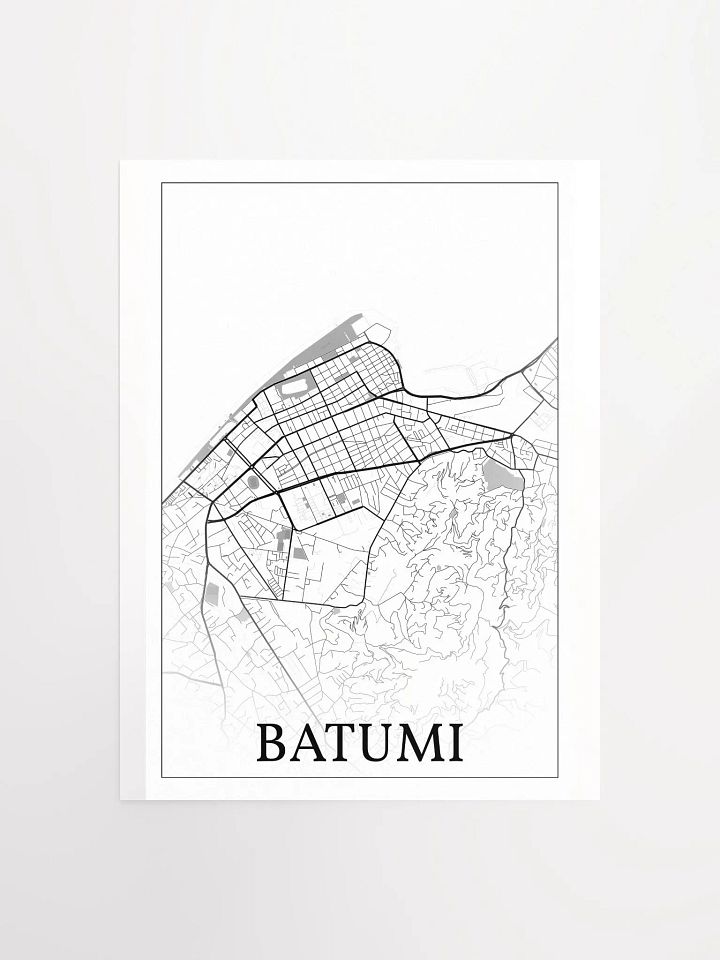 Batumi, Georgia, city map print product image (2)