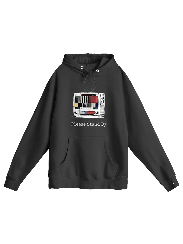Please Stand By TV Pattern 80's Era Comfy Unisex Hoodie product image (1)