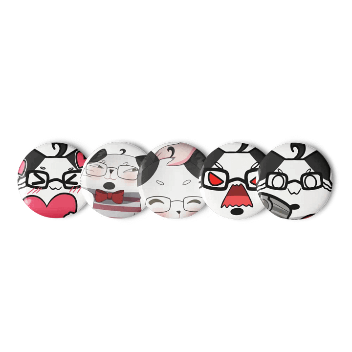 Cat Emote Pins Set #1 product image (1)