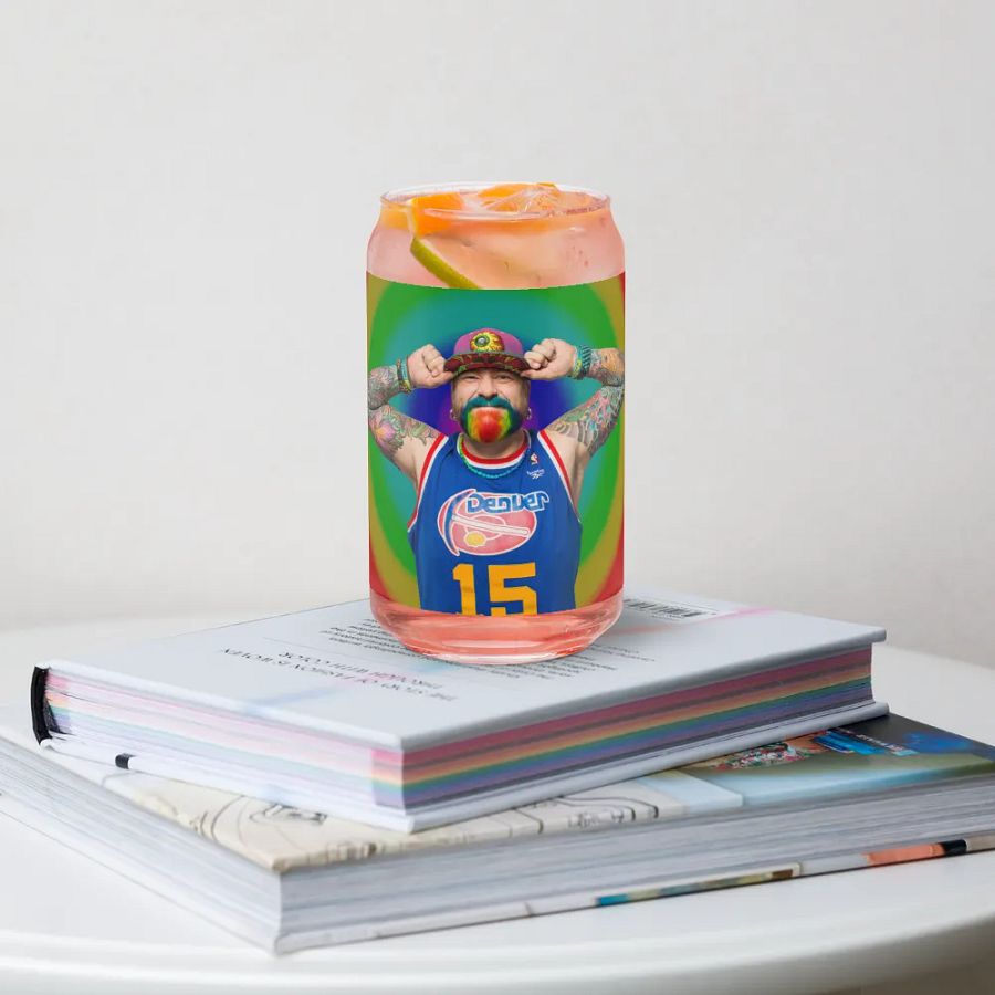 RainbowBeard Looney Can-Shaped Glass product image (4)