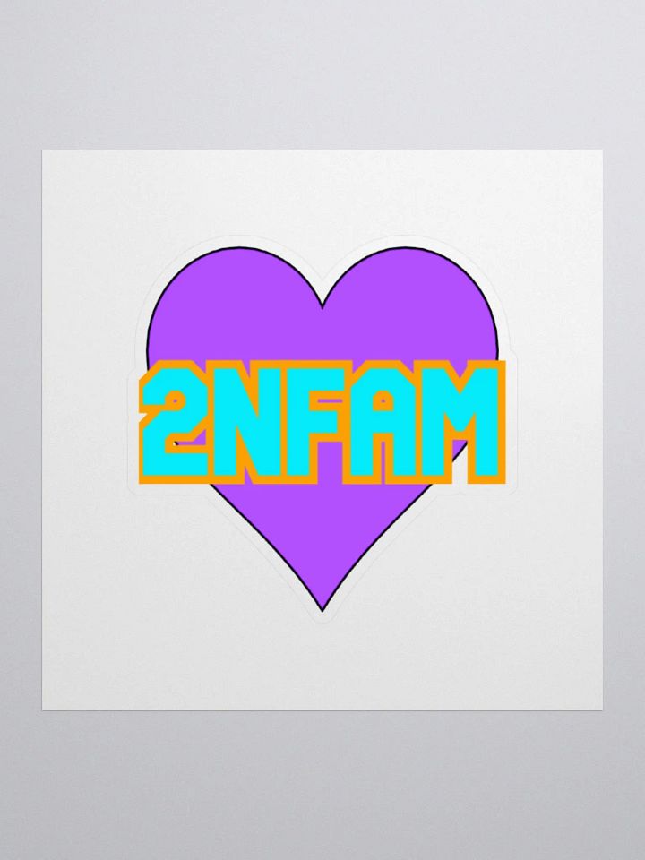 2NFAM Heart Sticker product image (1)