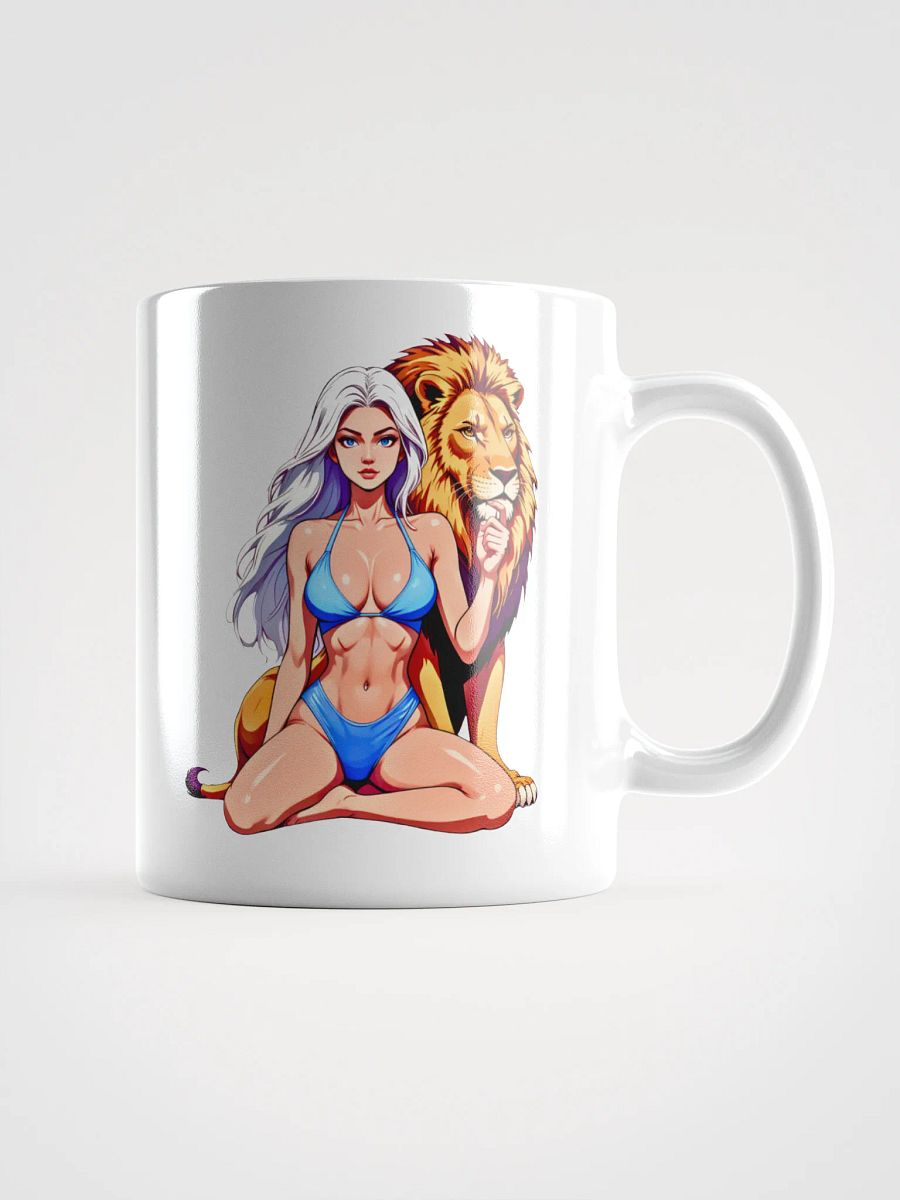 Symmetrical Serenity White Glossy Mug product image (1)