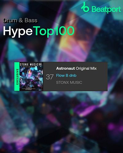 🚀 HYPE HYPE HYPE 🚀 

👨‍🚀 Flow B has shot out of the stratosphere with his new single 