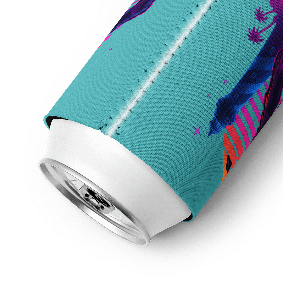 THE SYNTHWAVE SIPPER (TEAL) 12OZ REGULAR OR 12OZ SLIM COOZIE product image (18)
