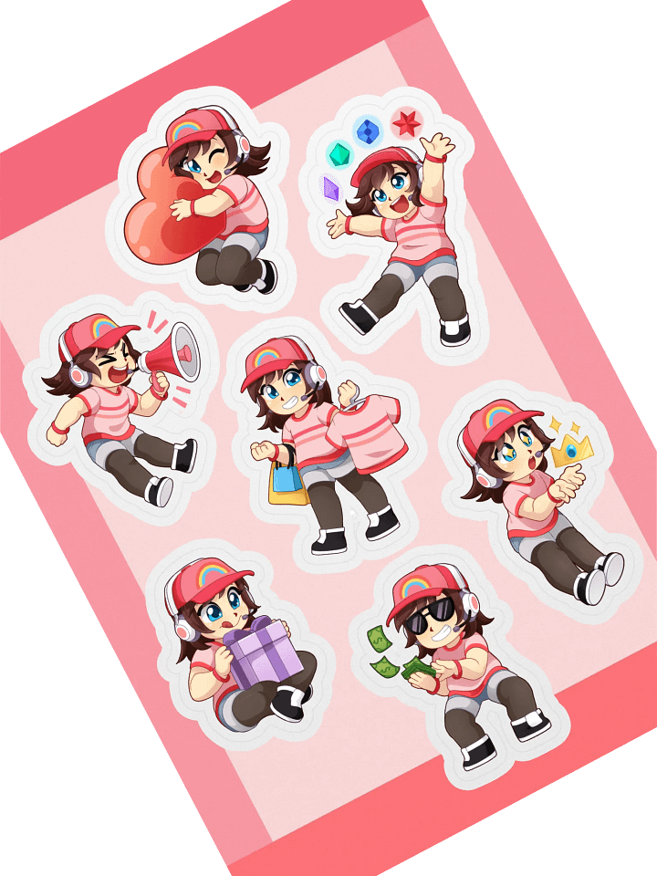 Chibi Sticker Sheet product image (1)