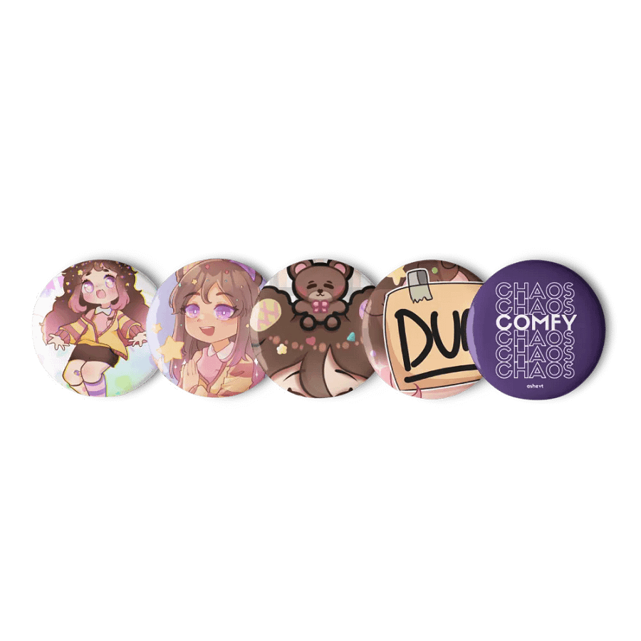 Ashe's 5 Pin Set! ˚ ༘♡ ⋆｡˚ product image (4)