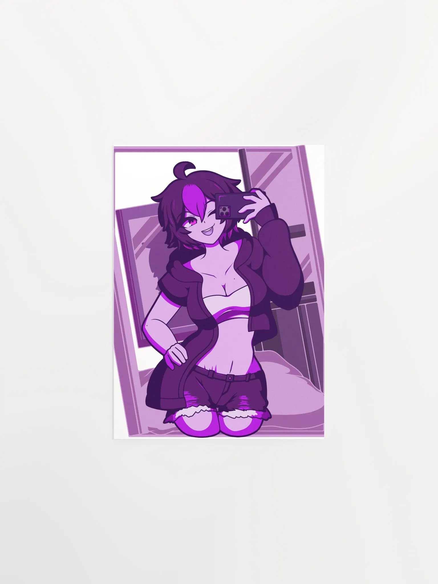 Michael Ael Genderbend Monochrome Poster (MonolithTK) product image (1)