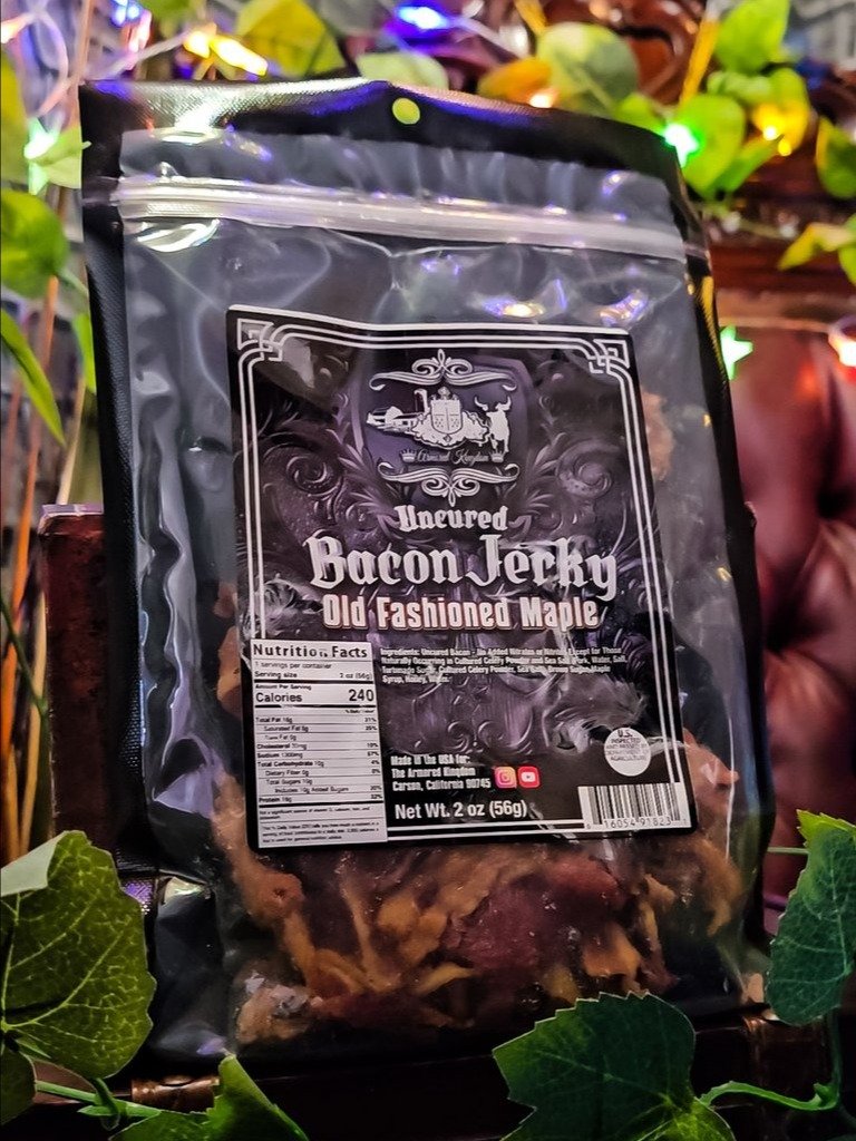 The Armored Kingdom Sriracha Style Bacon Jerky product image (6)