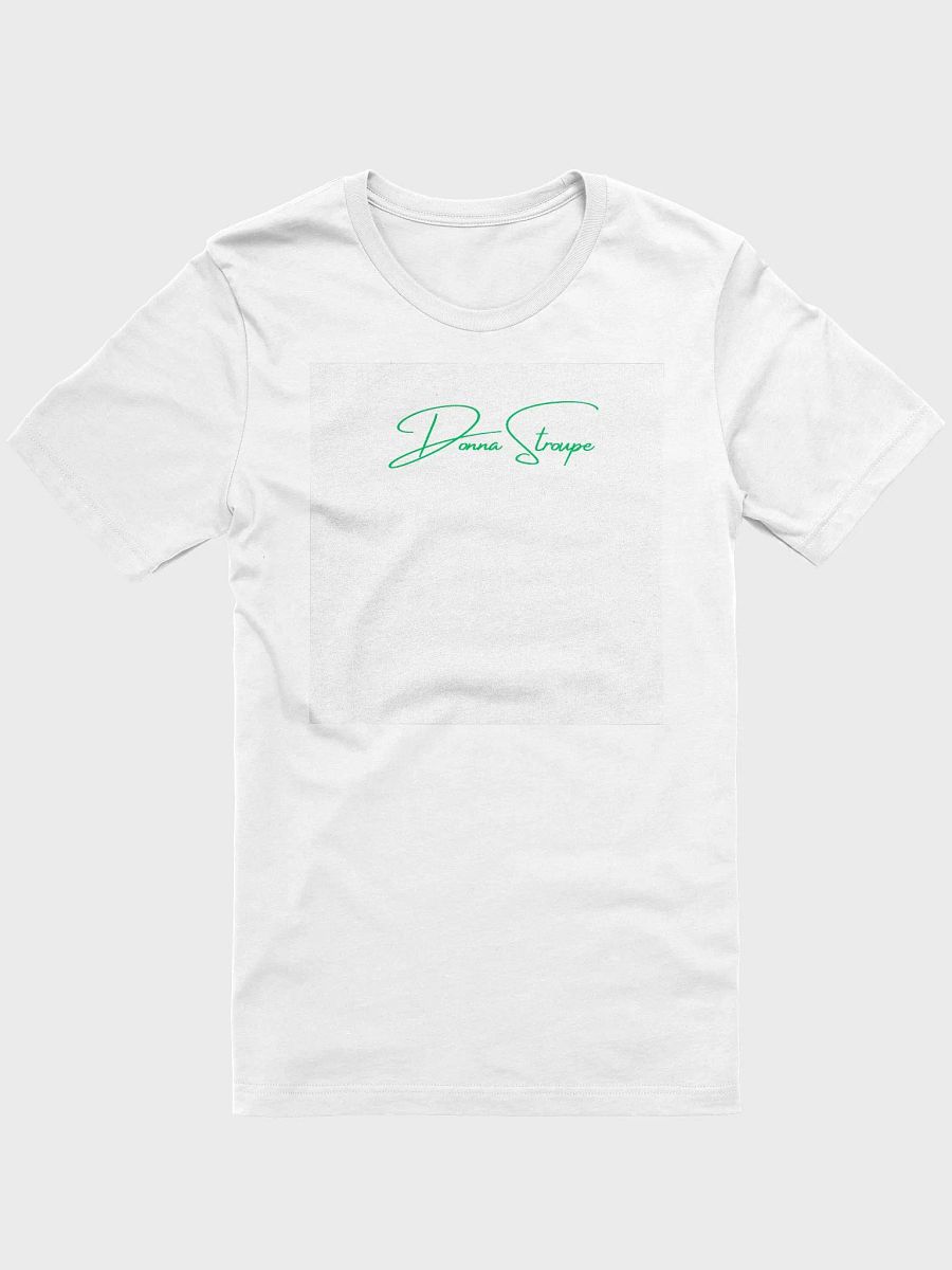 Donna Stroupe Green Cursive Bella+Canvas Supersoft T-Shirt product image (1)