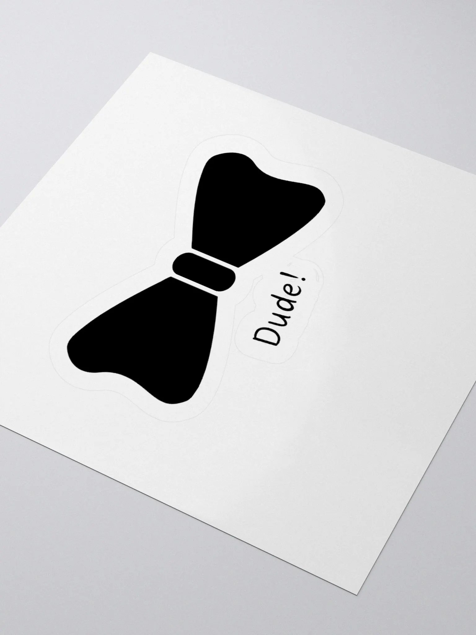 Dudish bow tie design sticker 013 product image (3)