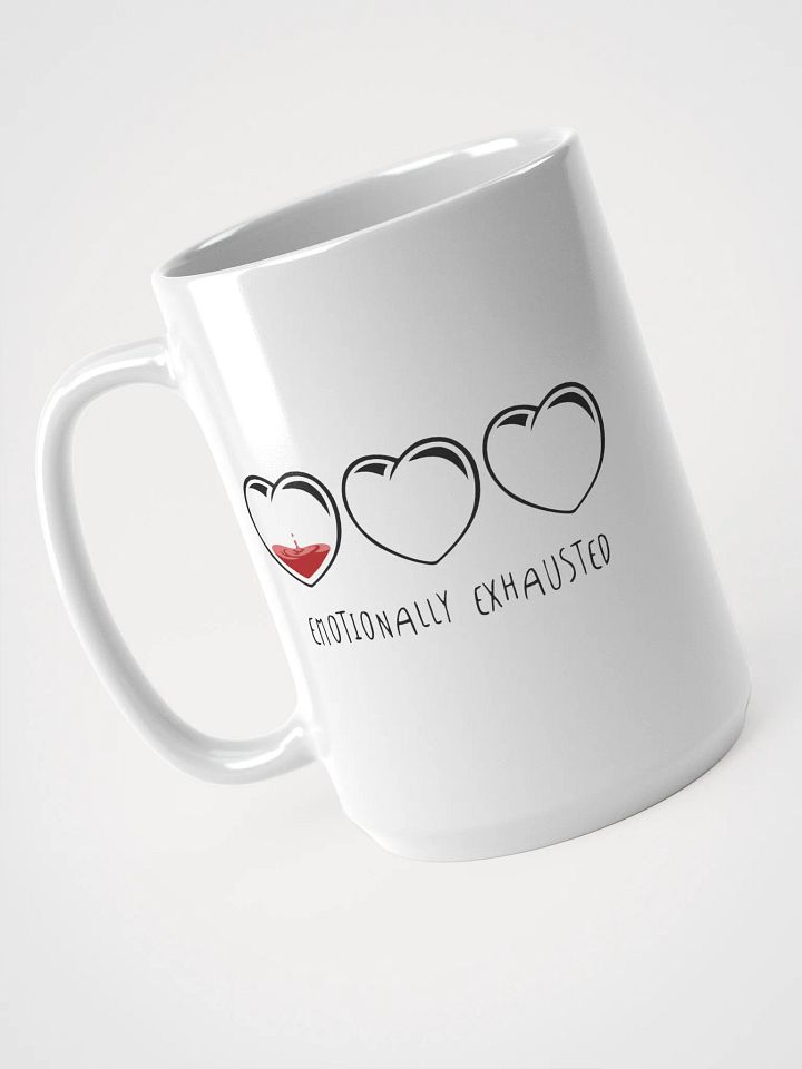 Emotionally Exhausted (Hearts) - Mug product image (1)