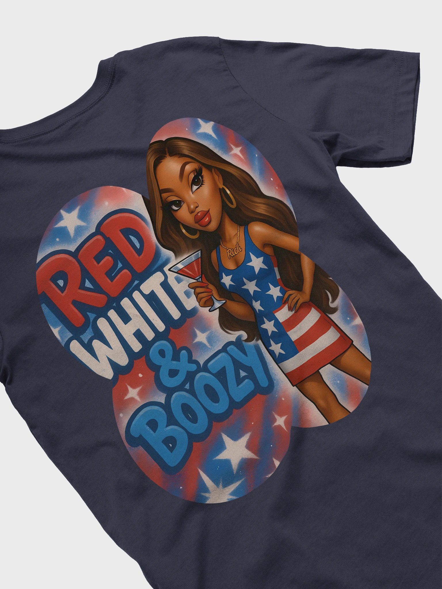 Patriotic Cocktail T-Shirt product image (4)