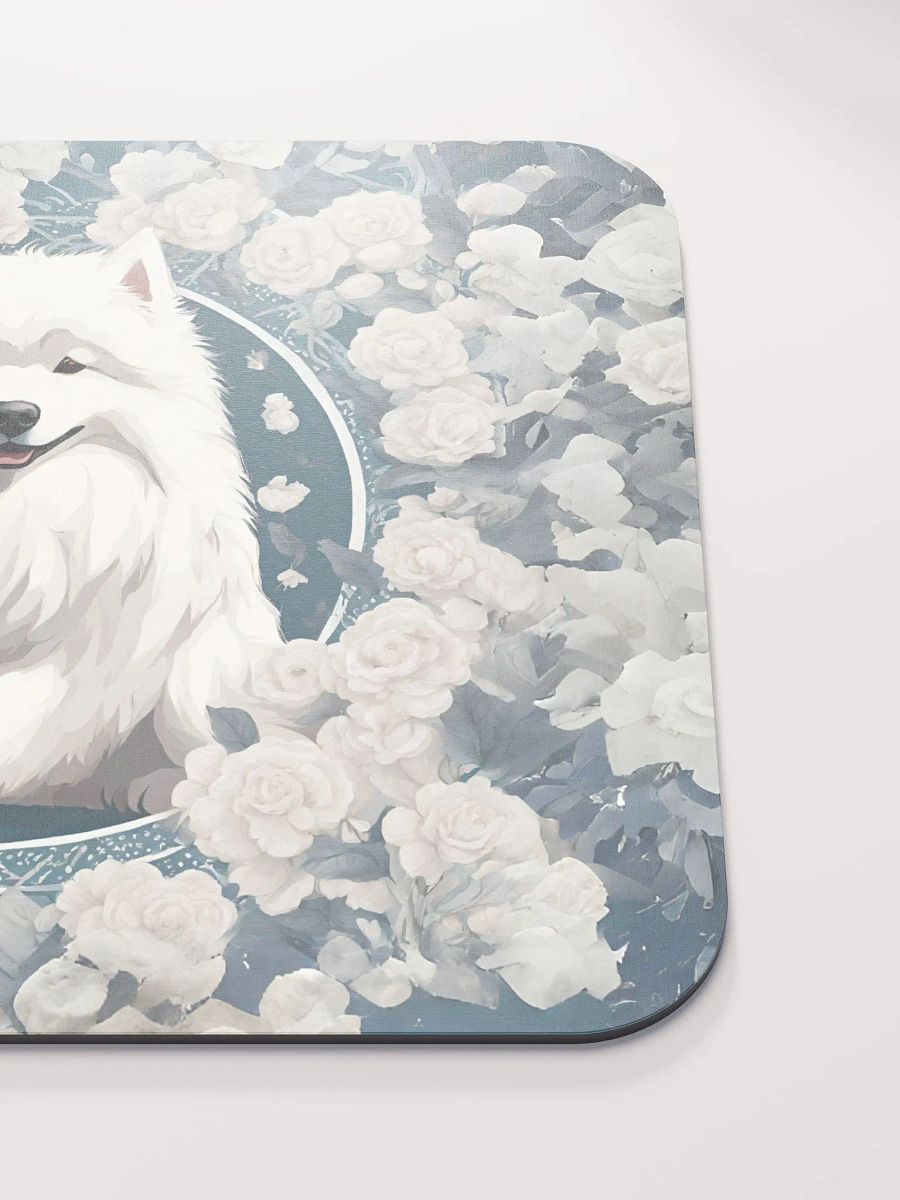 Floral Samoyed Mouse Pad product image (6)