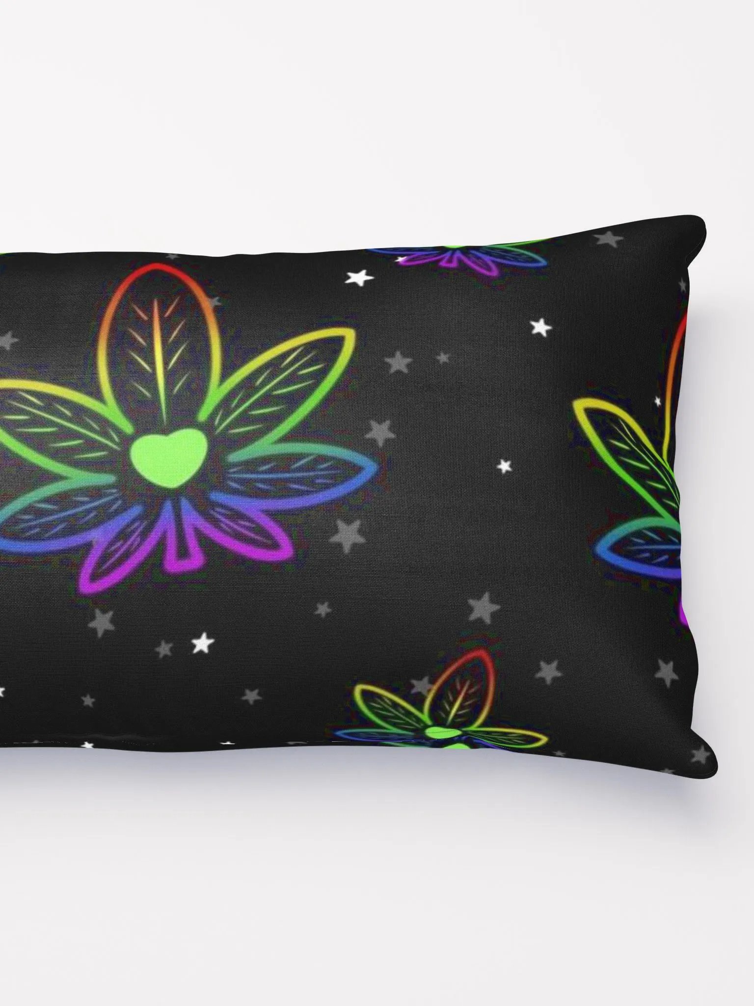 All over rainbow leaf pillow product image (2)