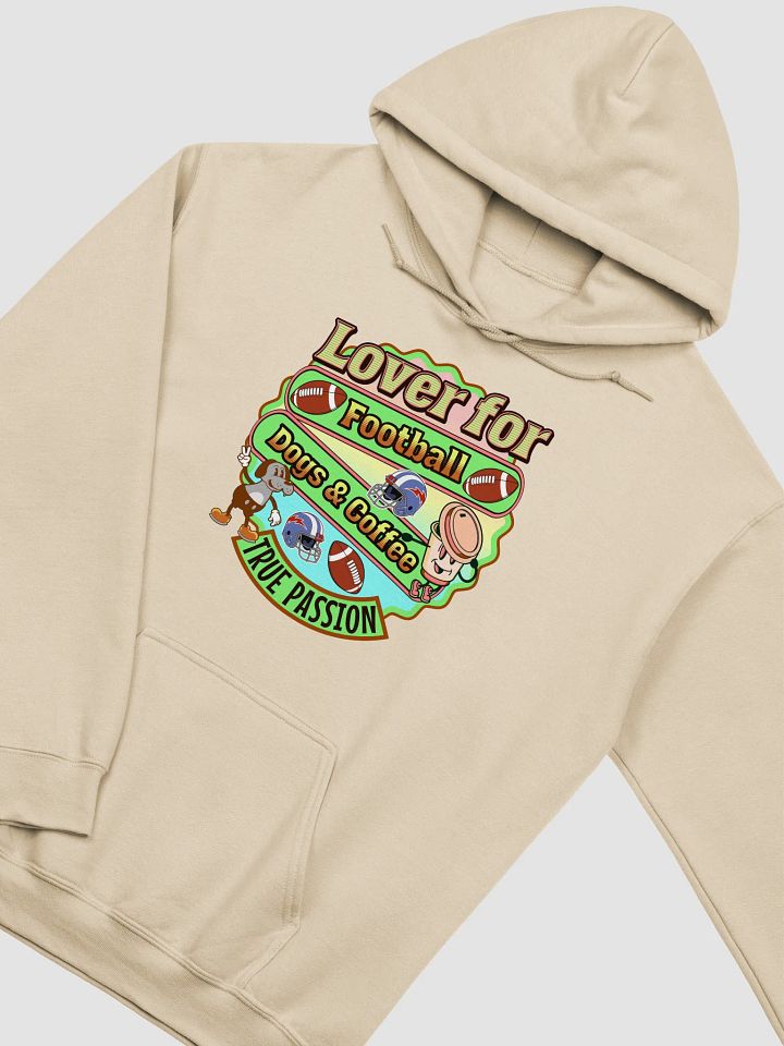 Lover For Dogs Coffee Football True Passion Classic Hoodie product image (20)