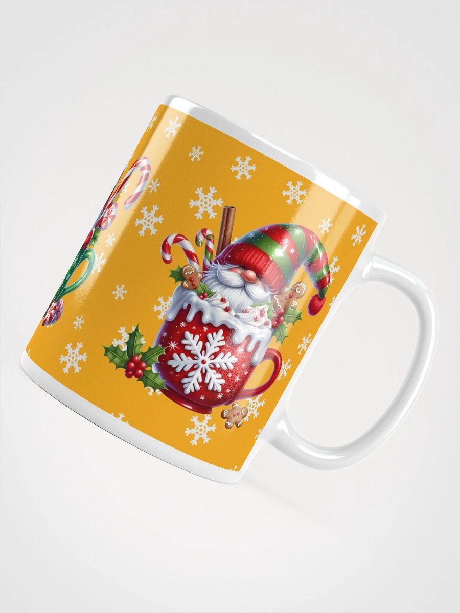 Happy Holidays Christmas Winter Vibes Gnome White Mug product image (4)