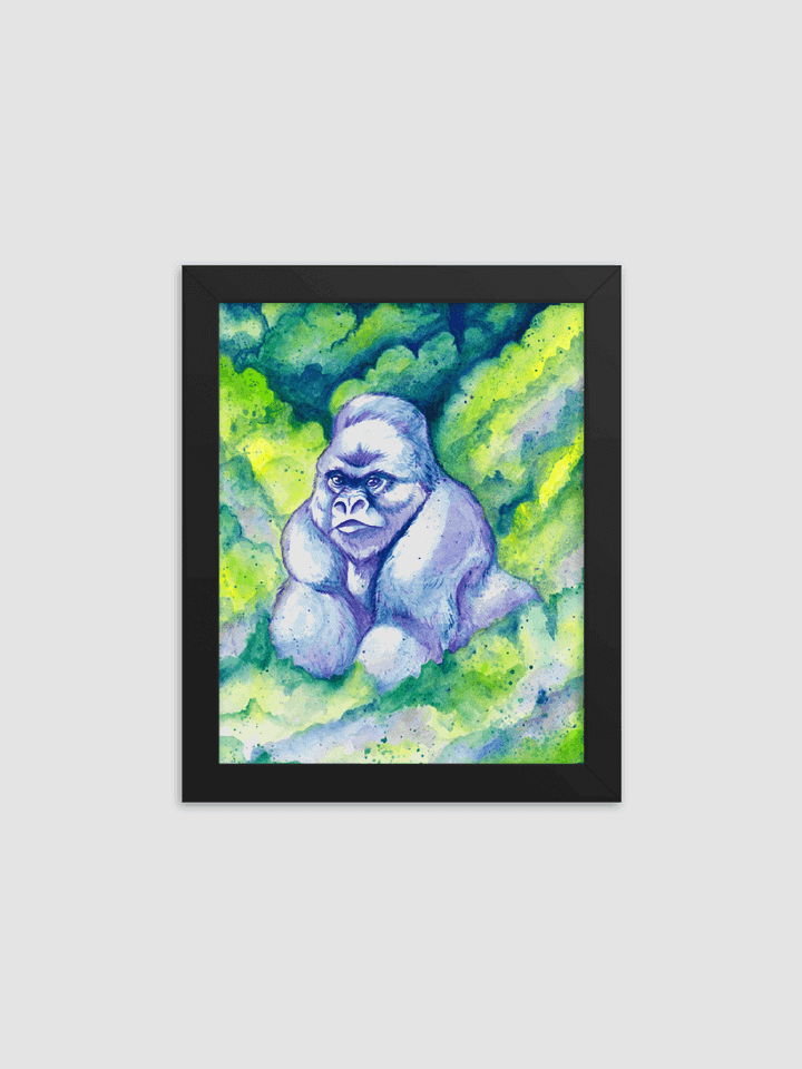 Mountain Gorilla Watercolor Print product image (1)