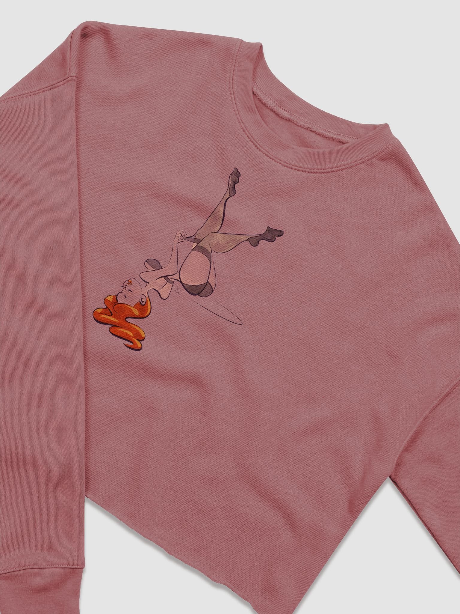 Stockings Cropped Sweatshirt product image (2)