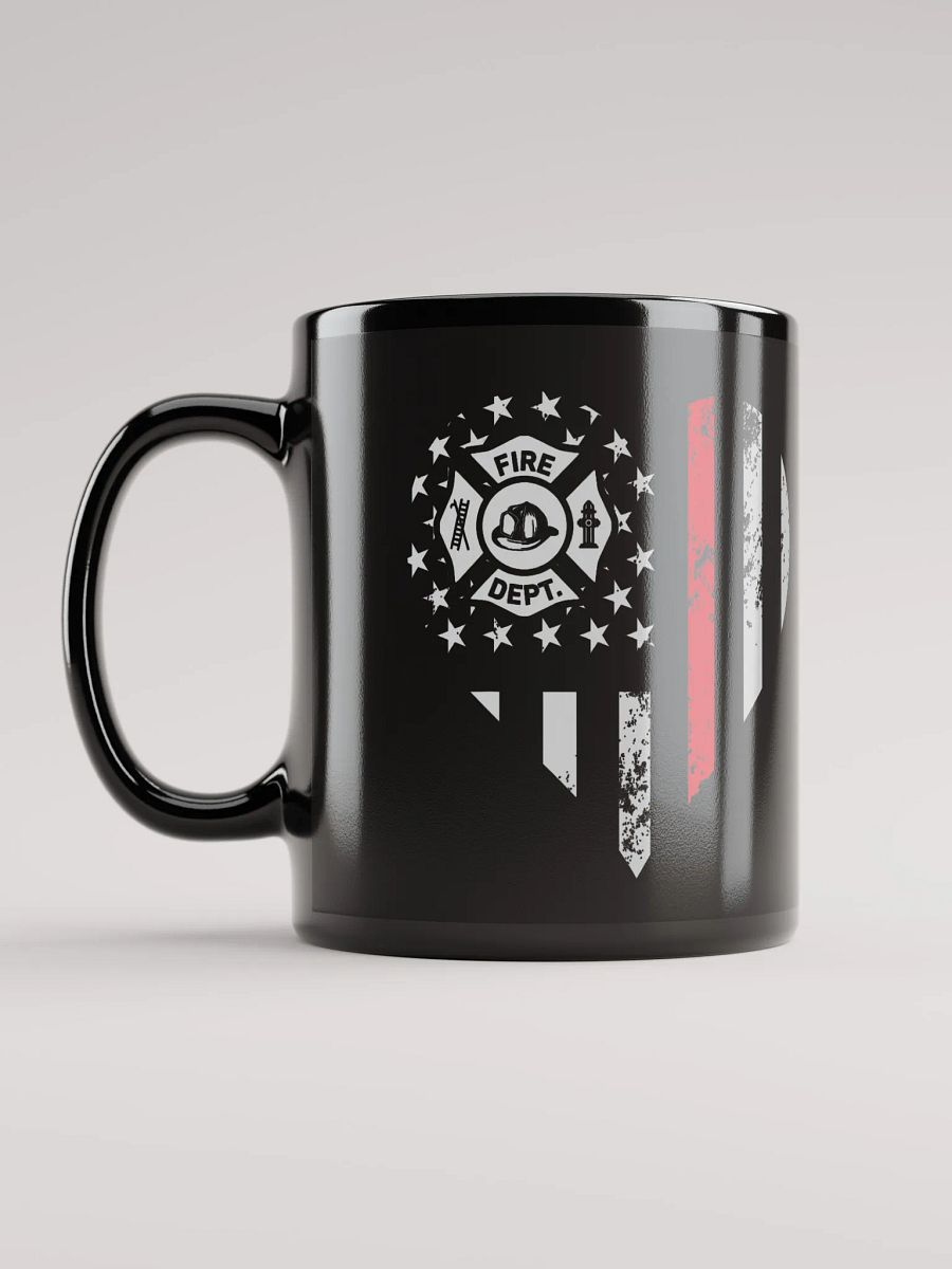 Firefighter Heart - Black Mug product image (2)