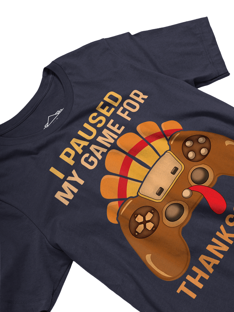 Happy Thanksgiving gaming fall Turkey gamer T-Shirt product image (3)