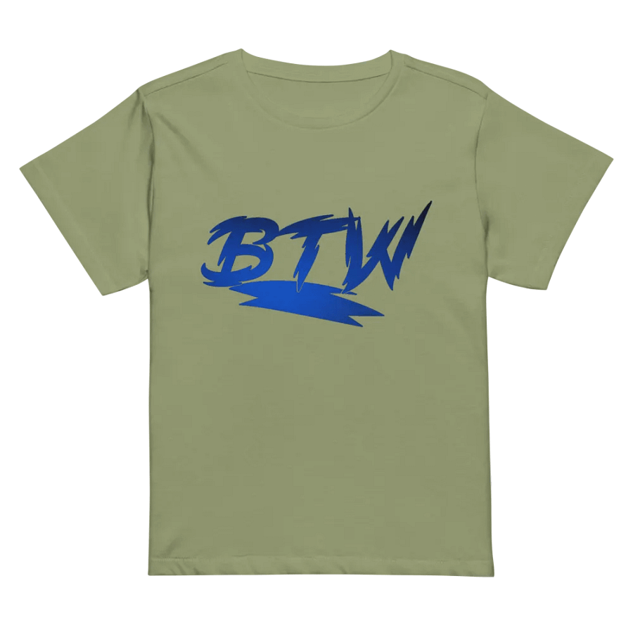 New BTW logo womens high waisted Tee product image (32)