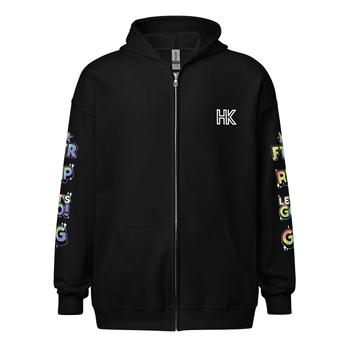Twitch Family Zip-up Hoodie With Emotes product image (2)