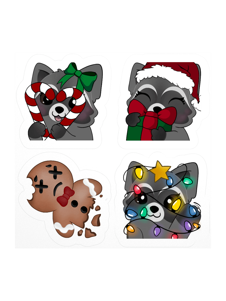 Chrimbussy Emote Kiss Cut Stickers product image (2)