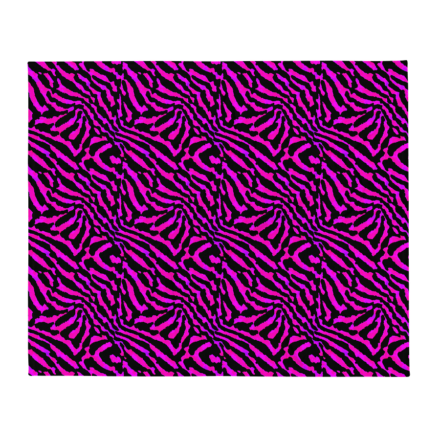 Purple Zebra Blanket product image (1)