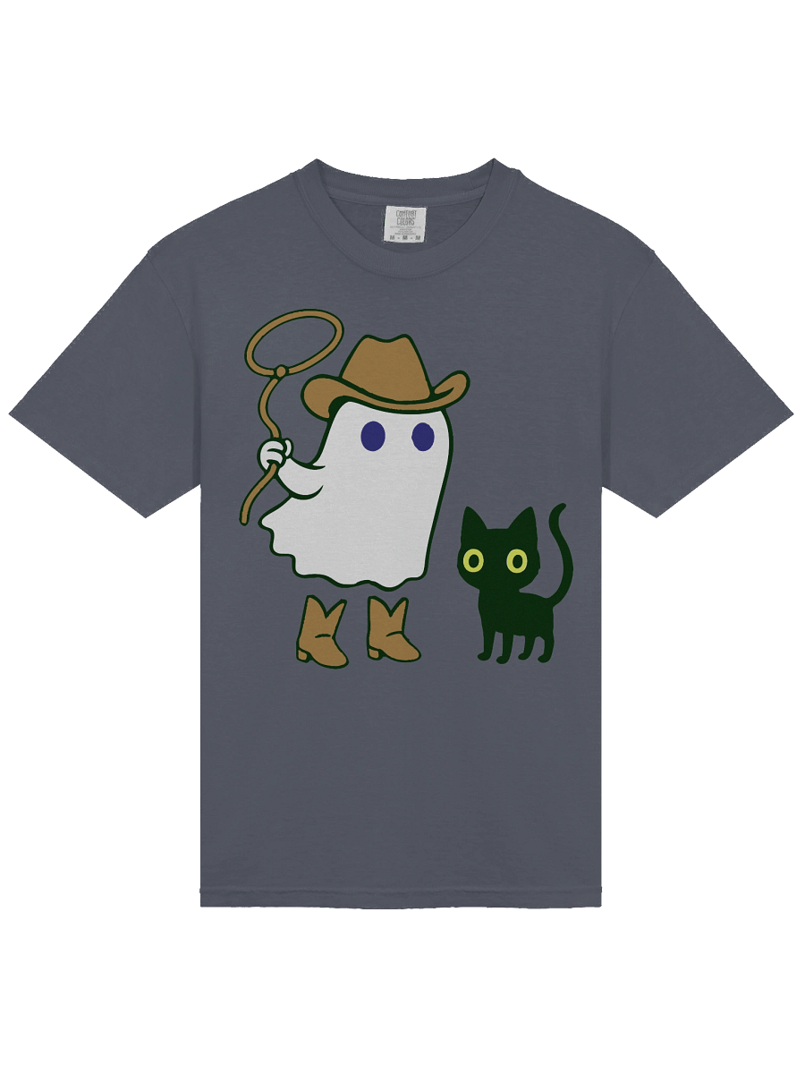 Spooky Cowboy Ghost and Cat T-Shirt product image (43)