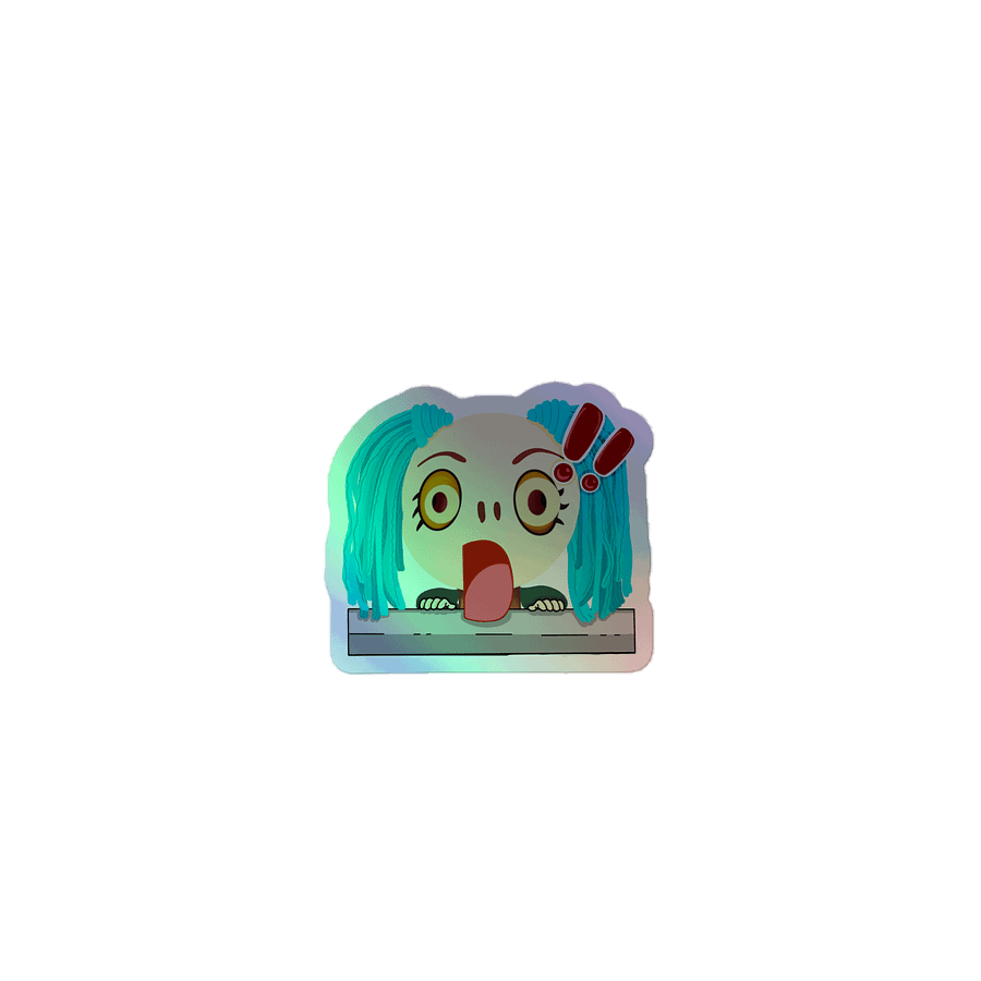 Miss Crazy Shock Sticker product image (1)