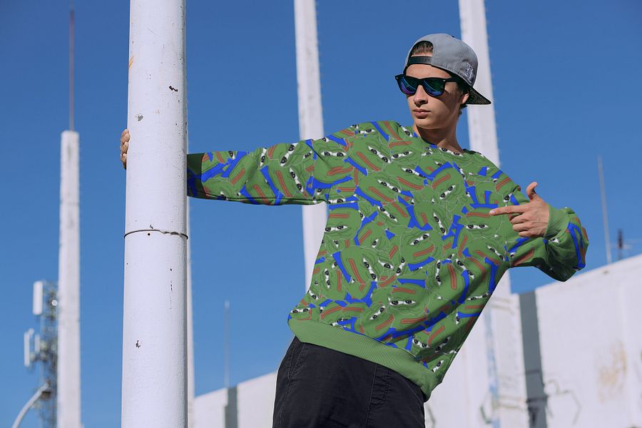 $PEPE Full Printed Unisex Sweatshirt product image (3)