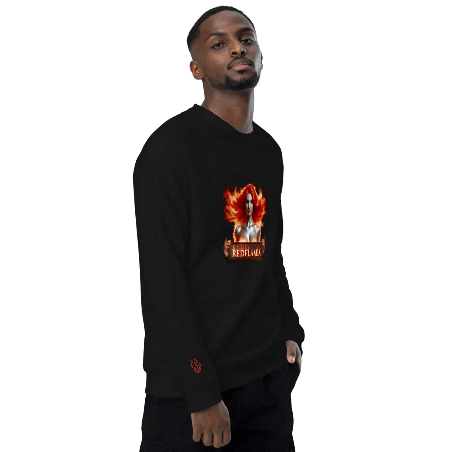 Flaming Red unisex sweatshirt product image (12)
