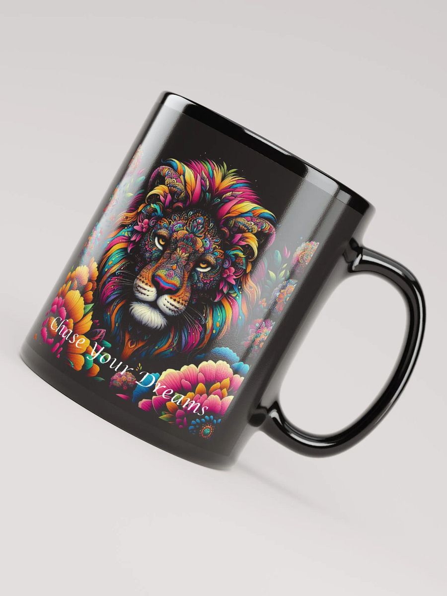 "Chase Your Dreams" #Motivational Glossy Black Mug product image (8)