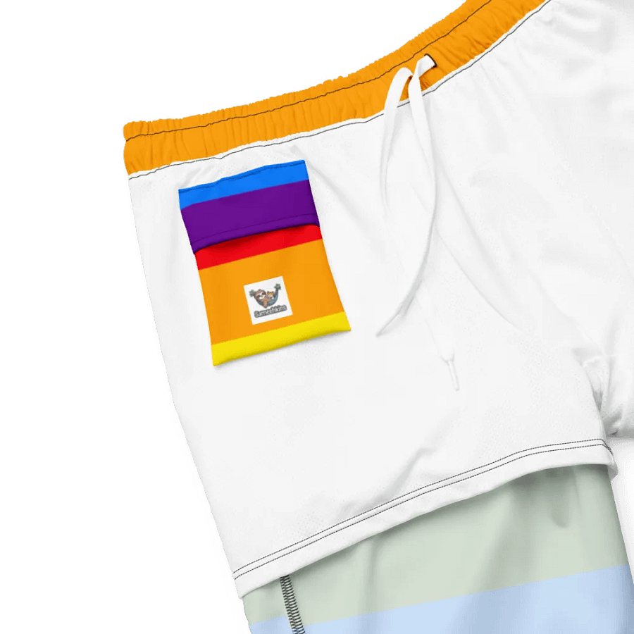 Sunset Stripes All-Over Swim Shorts product image (6)