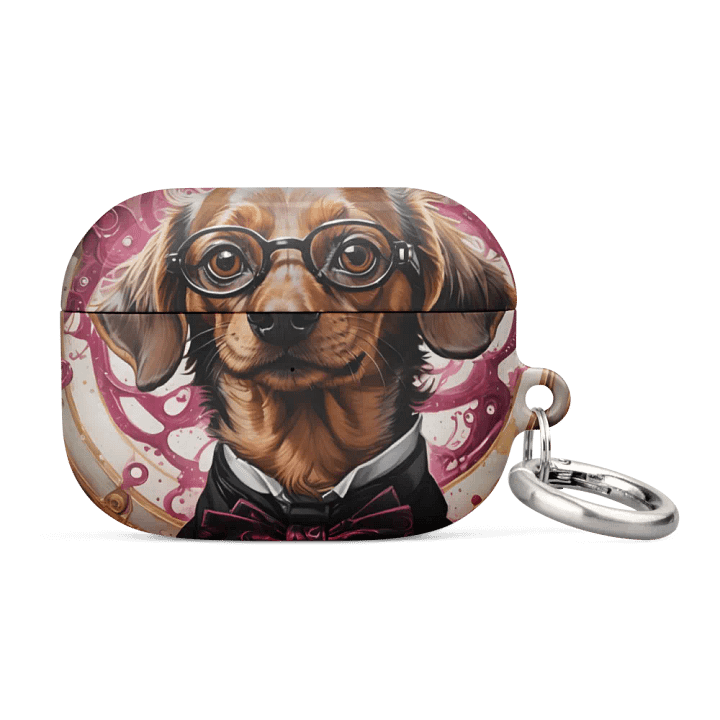 Whimsical Dapper Dachshund Steampunk AirPods® Case product image (4)
