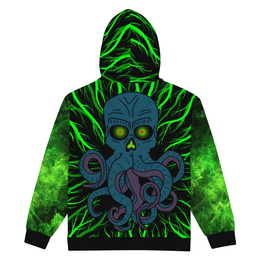 Cthulhu zip up hoodie product image (2)