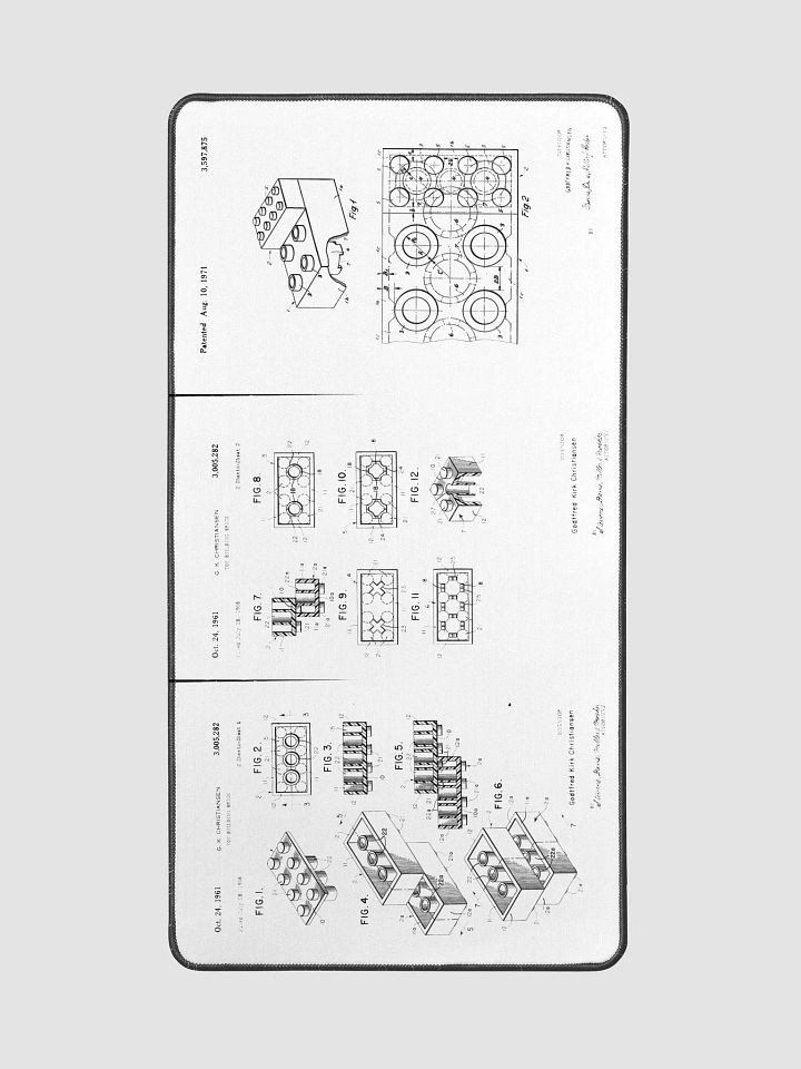 LEGO Patent Deskmat product image (2)