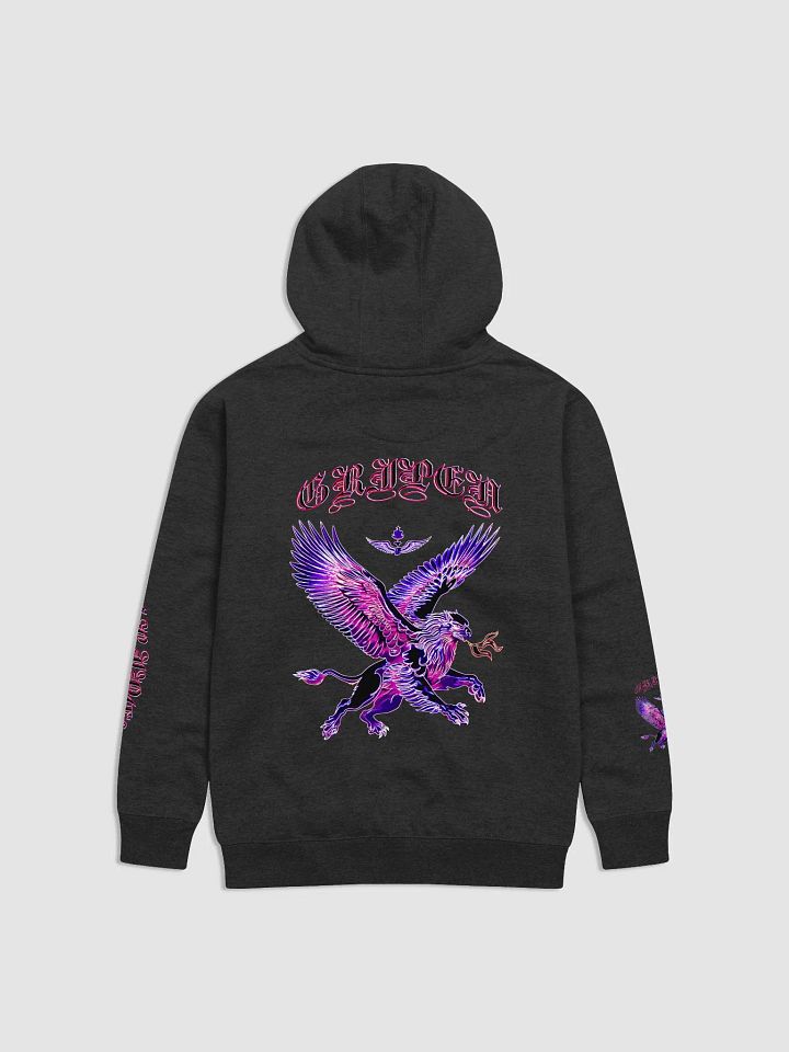 Gripen Flying Magenta//Griffin/Cotton Heritage Unisex Premium Hoodie by Cotton Heritage product image (2)