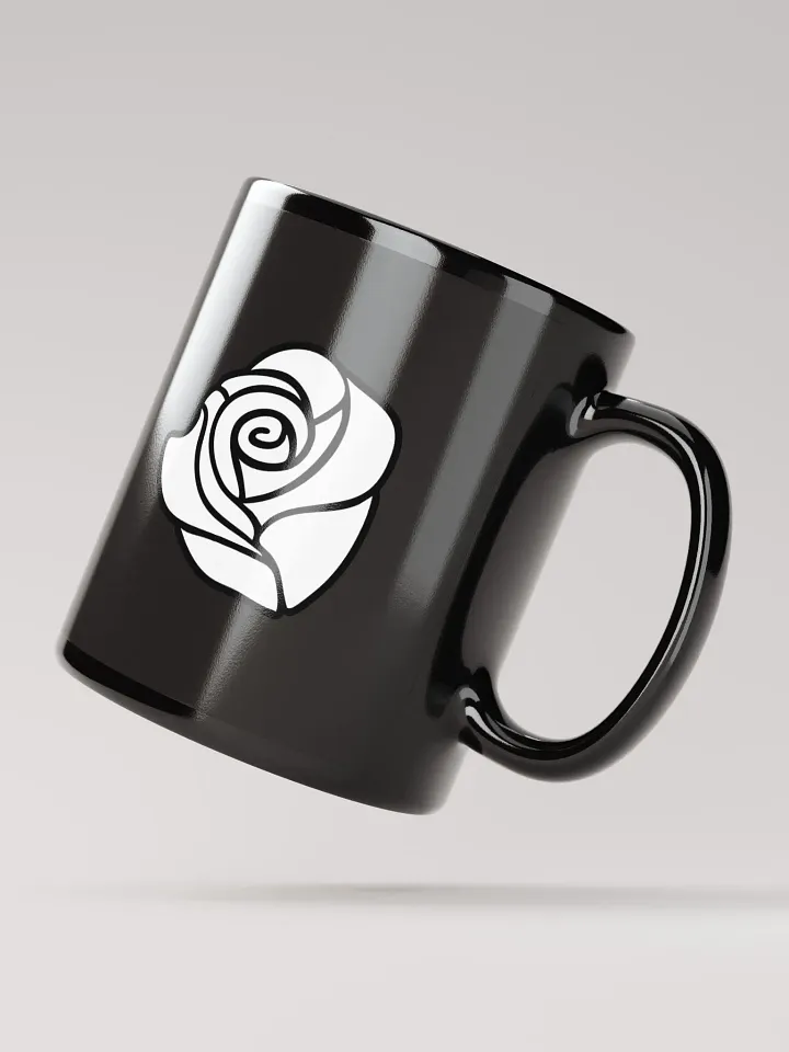 White Rose ceramic mug - A product image (2)