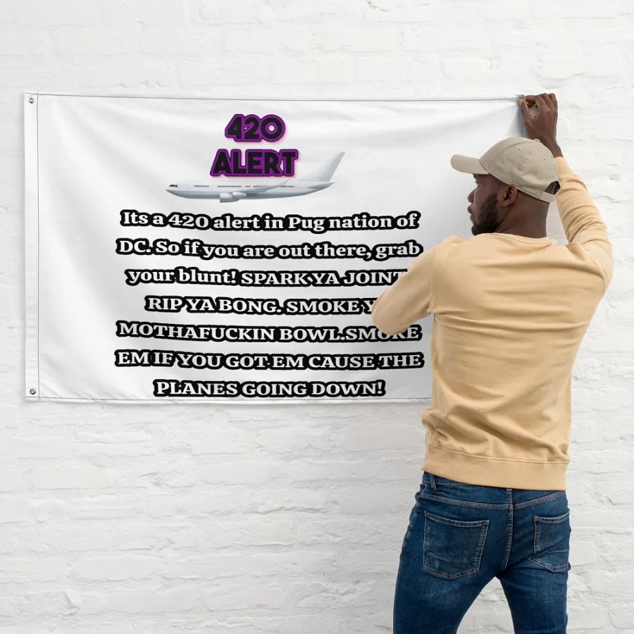420 Alert Skyline Flag product image (11)