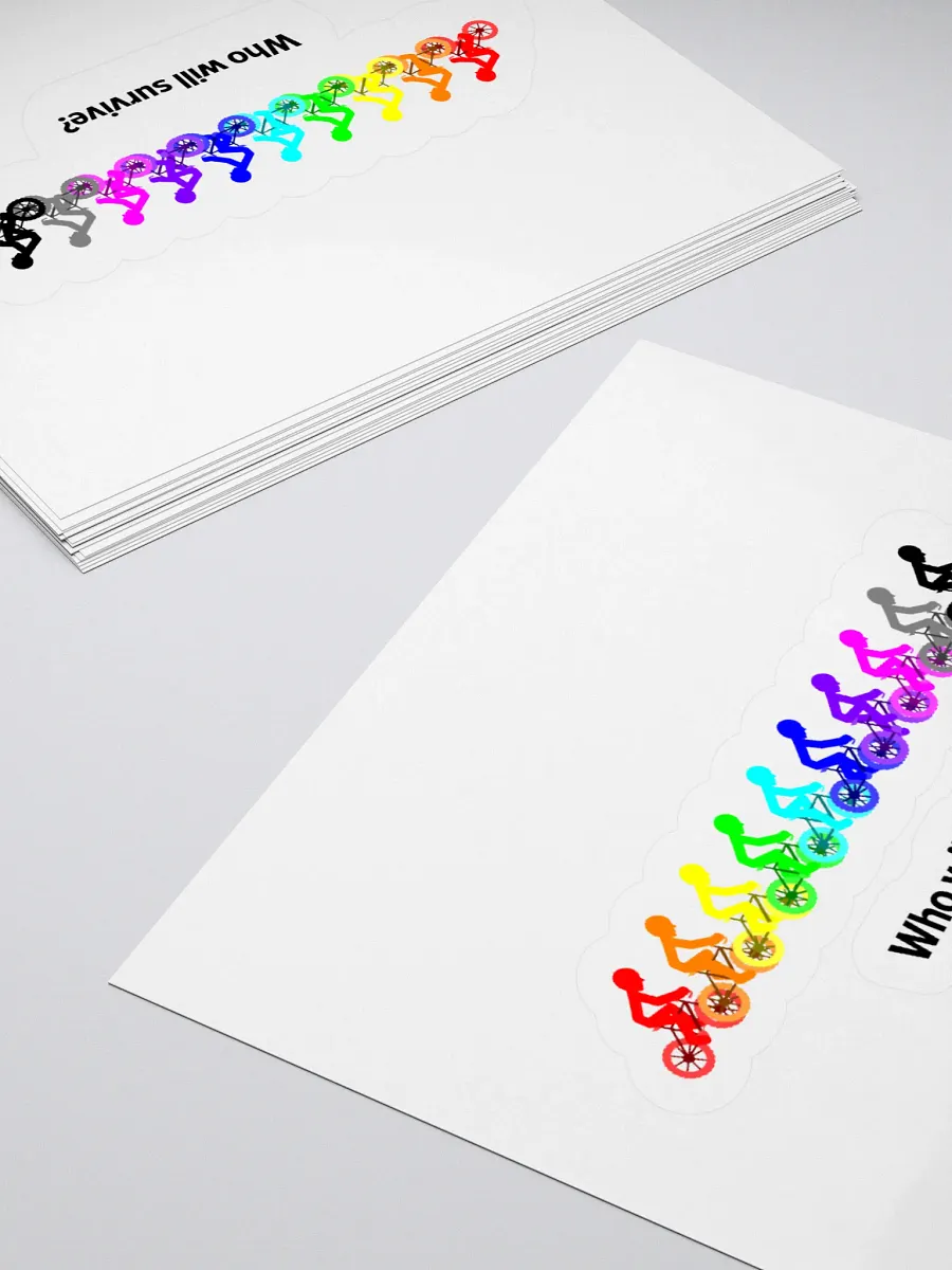 MIKAN Bicycle Sticker(Who will survive?) product image (15)